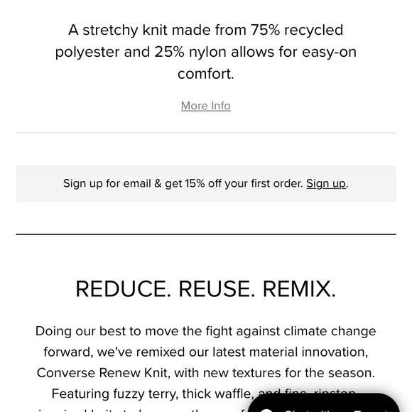 Men’s converse chuck taylor all stars knit high tops renew never worn - Picture 5 of 5